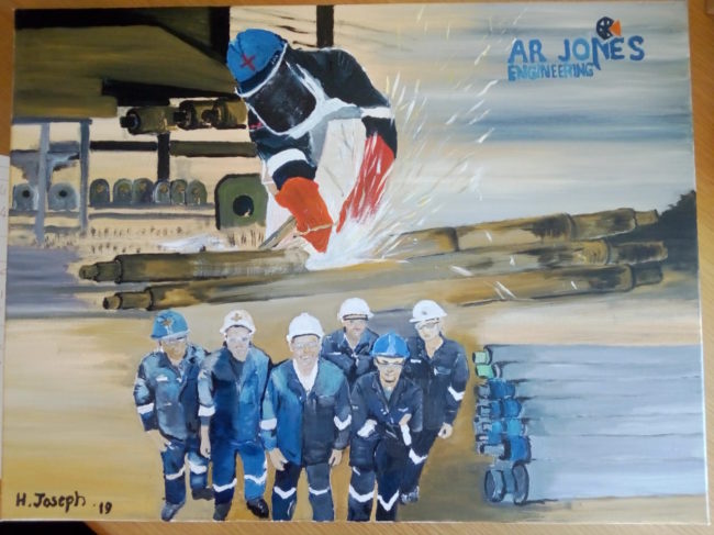 Heiron Joseph Nel painting Commissioned art work