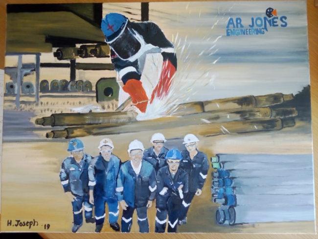 Heiron Joseph Nel painting Commissioned art work